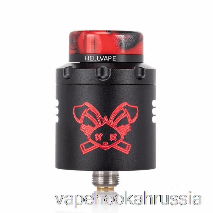 вейп сок Hellvape Dead Rabbit V3 24 мм RDA черный красный